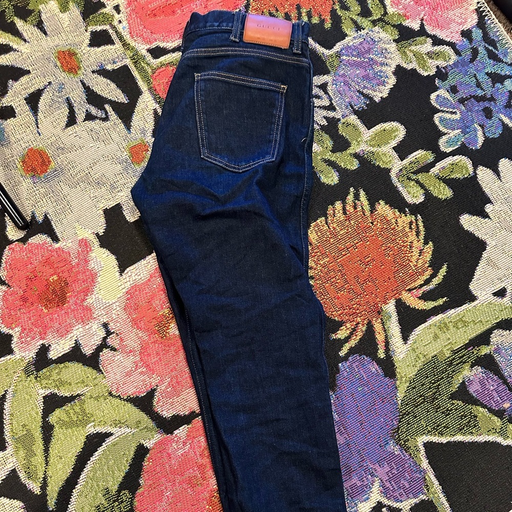 Dark Blue Gucci Jeans